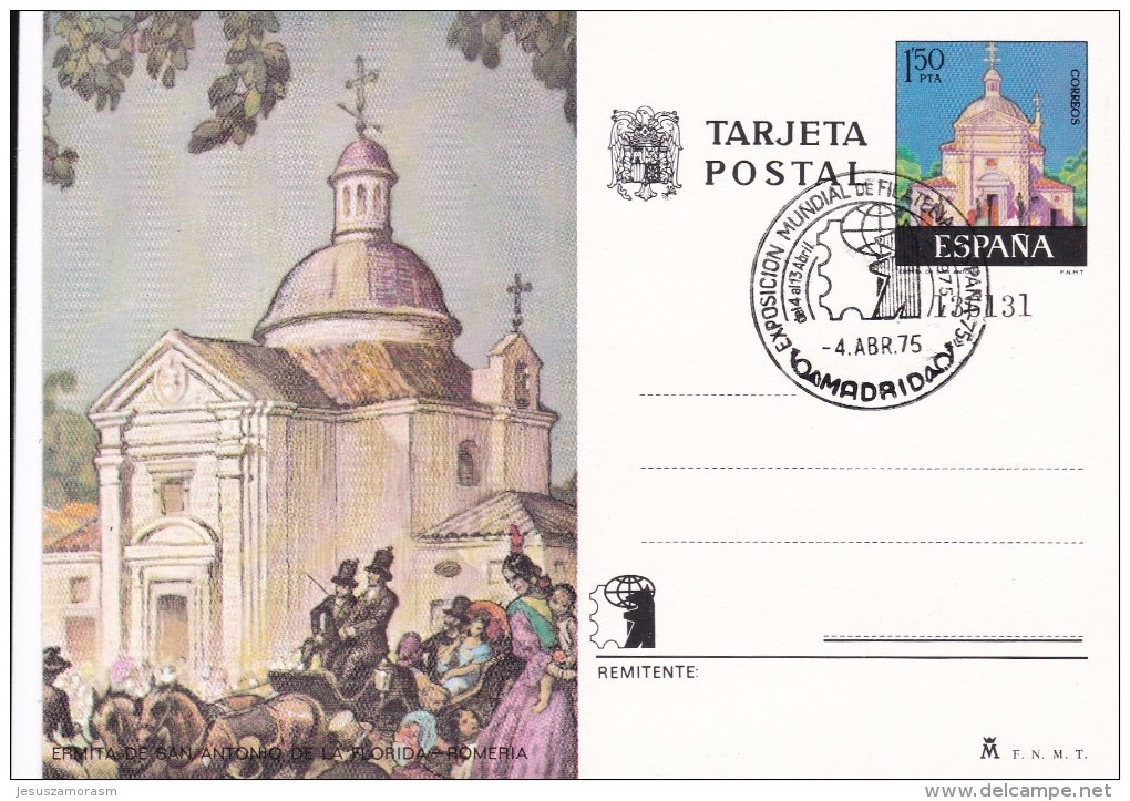 España Sobre Nº 1458 Tarjeta - Cartas & Documentos