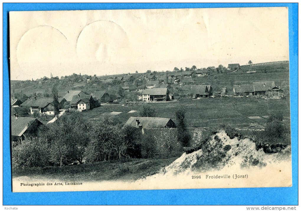 LIP419, Froideville, Jorat, Haut De Lausanne, 2996, Circulée  1906 Cachet Froideville - Jorat-Mézières