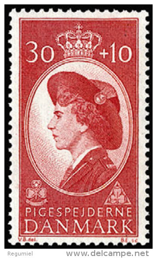 Dinamarca 0395 ** Foto Estandar. 1960 - Unused Stamps