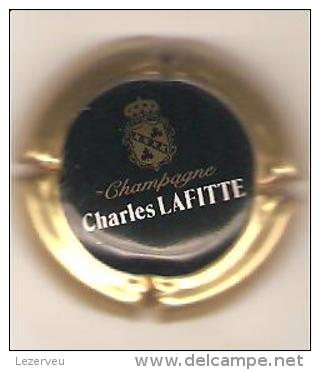 CAPSULE MUSELET CHAMPAGNE  CHARLES LAFITTE (blanc Or Et Noir) - Lafitte, Charles