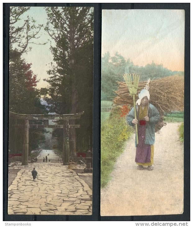 Japan Photo Proofs (?) For Postcards Nikko Temple (1912), Geisha Beauties, Children, Boats - 11 Items - Sonstige & Ohne Zuordnung