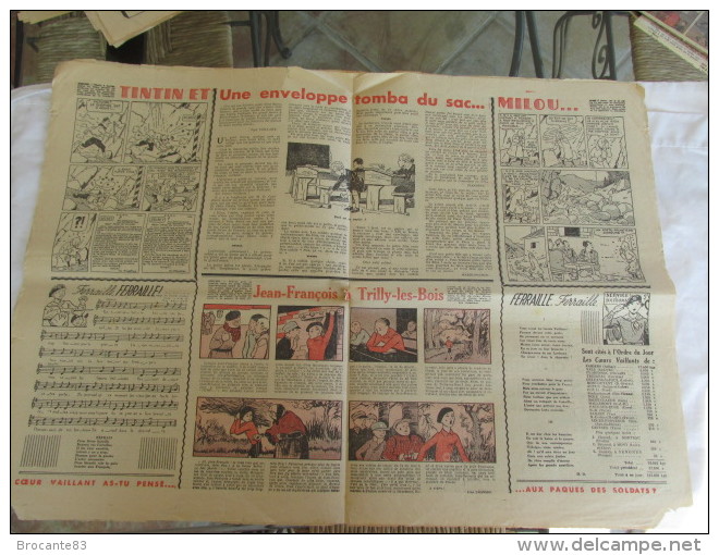 COEURS VAILLANT DU 17 MARS 1940 N11 - Vaillant