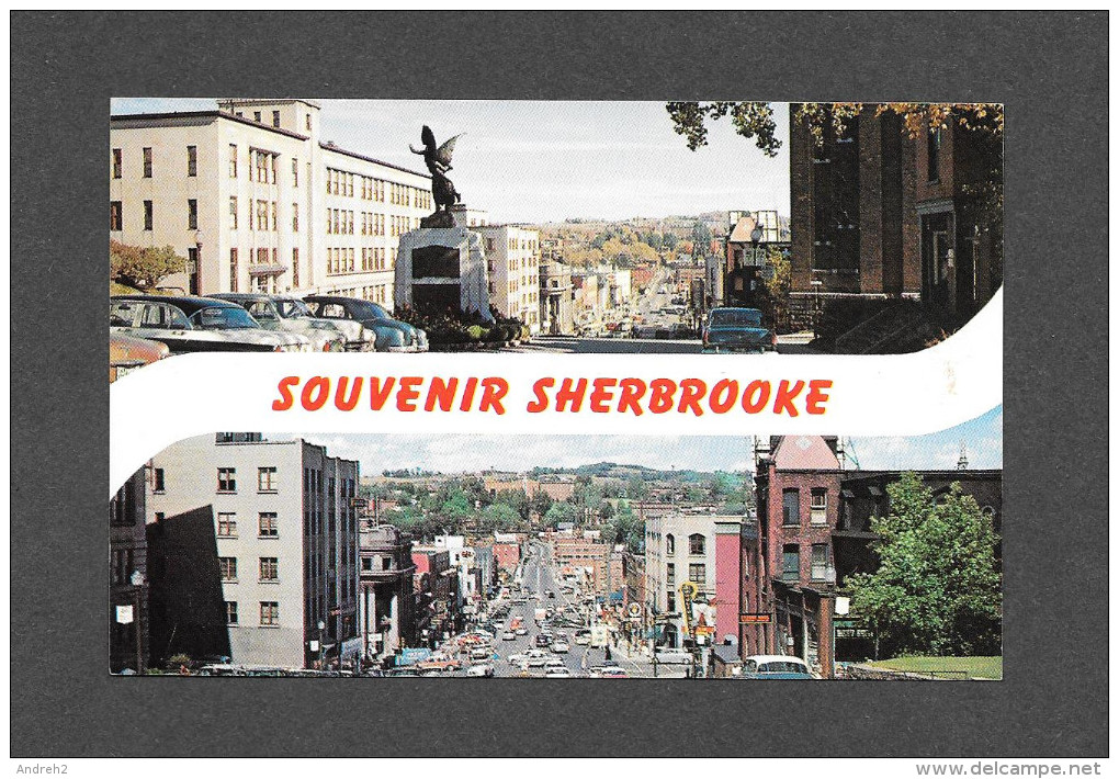SHERBROOKE - QUÉBEC - SOUVENIR DE SHERBROOKE - RUE KING OUEST - MULTIVUES - PAR UNIC - Sherbrooke