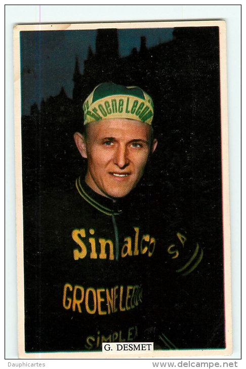 Gilbert DESMET - Publicité  Vélo Chewing Gum - Cyclisme - Equipe  GROENE LEEN -  2 Scans - Cyclisme