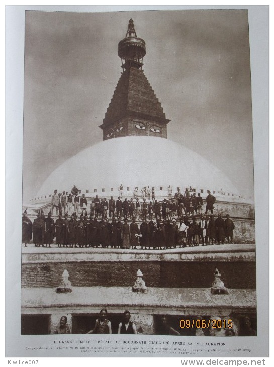 1925 NEPAL  Temple Tibétain  De BOUDNATH Pasoupati  Patan  Katmandou Royaume Des Gourkhas Maharadjah - Népal