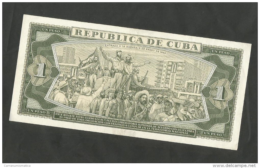 CUBA - BANCO NATIONAL De CUBA - 1 PESO (1985) - Jose Marti - Cuba