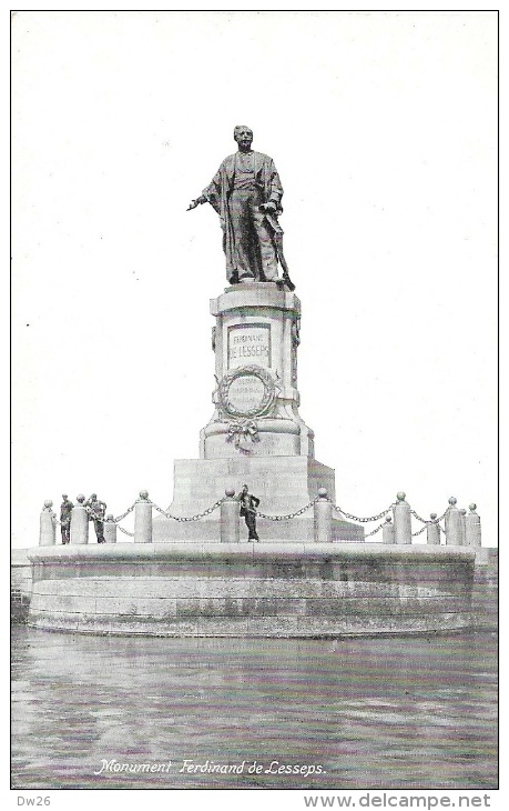 Port-Saïd - Monument Ferdinand De Lesseps - Ed. Ephtimios - Carte Non Circulée - Port Said