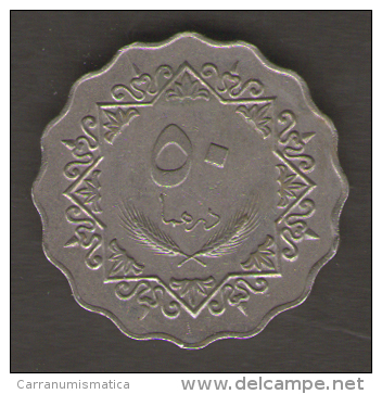 LIBIA 50 DIRHAMS 1975 - Libye