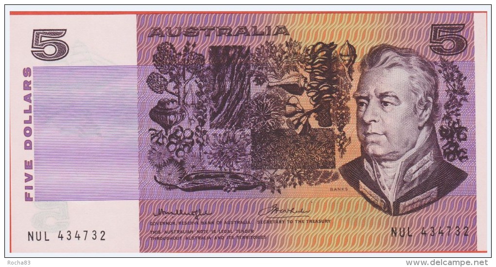 AUSTRALIE - 5 Dollars - Australia - De 1991 - Pick 44g - 1974-94 Australia Reserve Bank