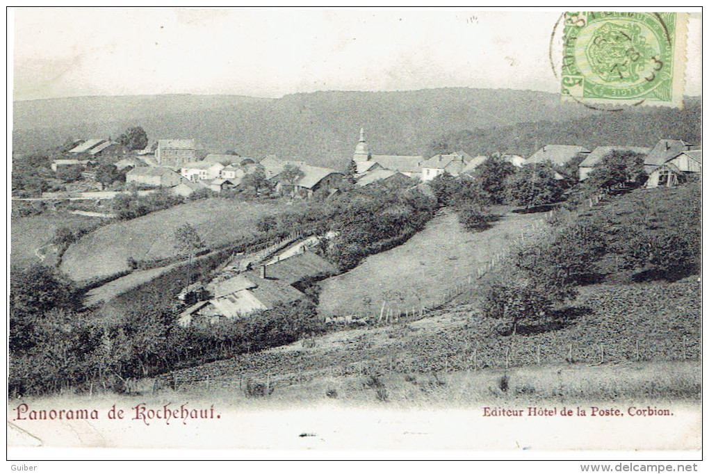 Rochehaut Edit.hotel De La Poste Corbion 1908 - Bouillon