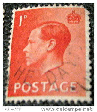 Great Britain 1936 King Edward VIII 1d - Used - Used Stamps