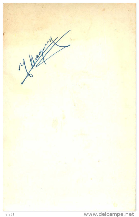 Sports - Cyclisme - Alcool - Publicité Saint Raphael - Jean Dacquay - Autographes - Autographe Au Dos - 2 Scans - état - Cyclisme