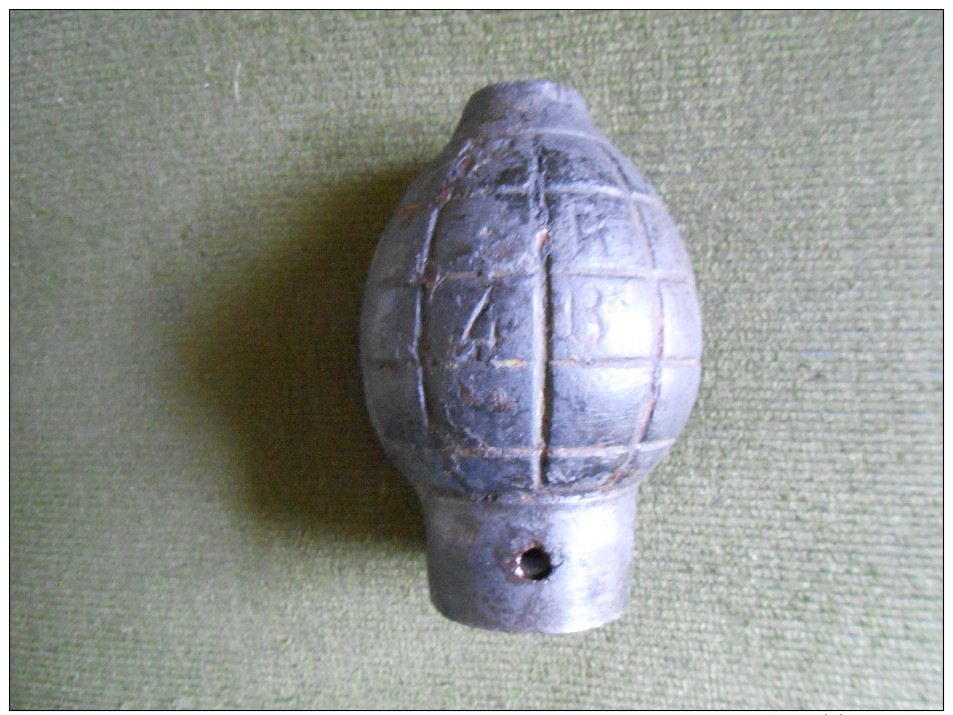 GRENADE CITRON FOUG 1916  AVEC MARQUAGE - 1914-18