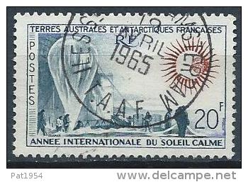 TAAF Oblitéré N° 21 De 1963 Année Du Soleil Calme - Oblitérés