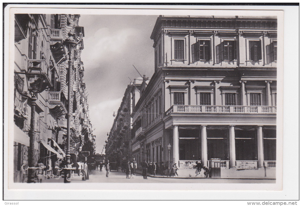 CPSM ALEXANDRIE EGYPTE RUE CHERIF PACHA - Alexandrie