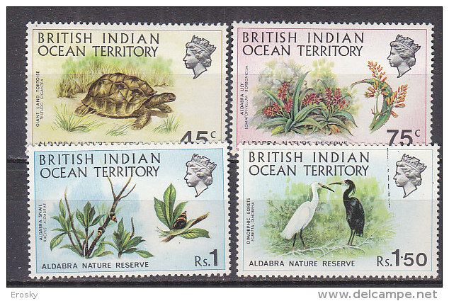 P2938 - BRITISH INDIAN OCEAN BIOT Yv N°39/42 ** ANIMAUX ANIMALS - Territoire Britannique De L'Océan Indien