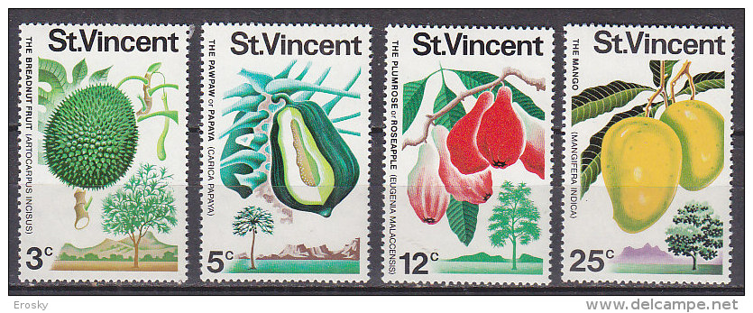 P4048 - BRITISH COLONIES ST. VINCENT Yv N°315/18 ** FRUITS - St.Vincent (...-1979)