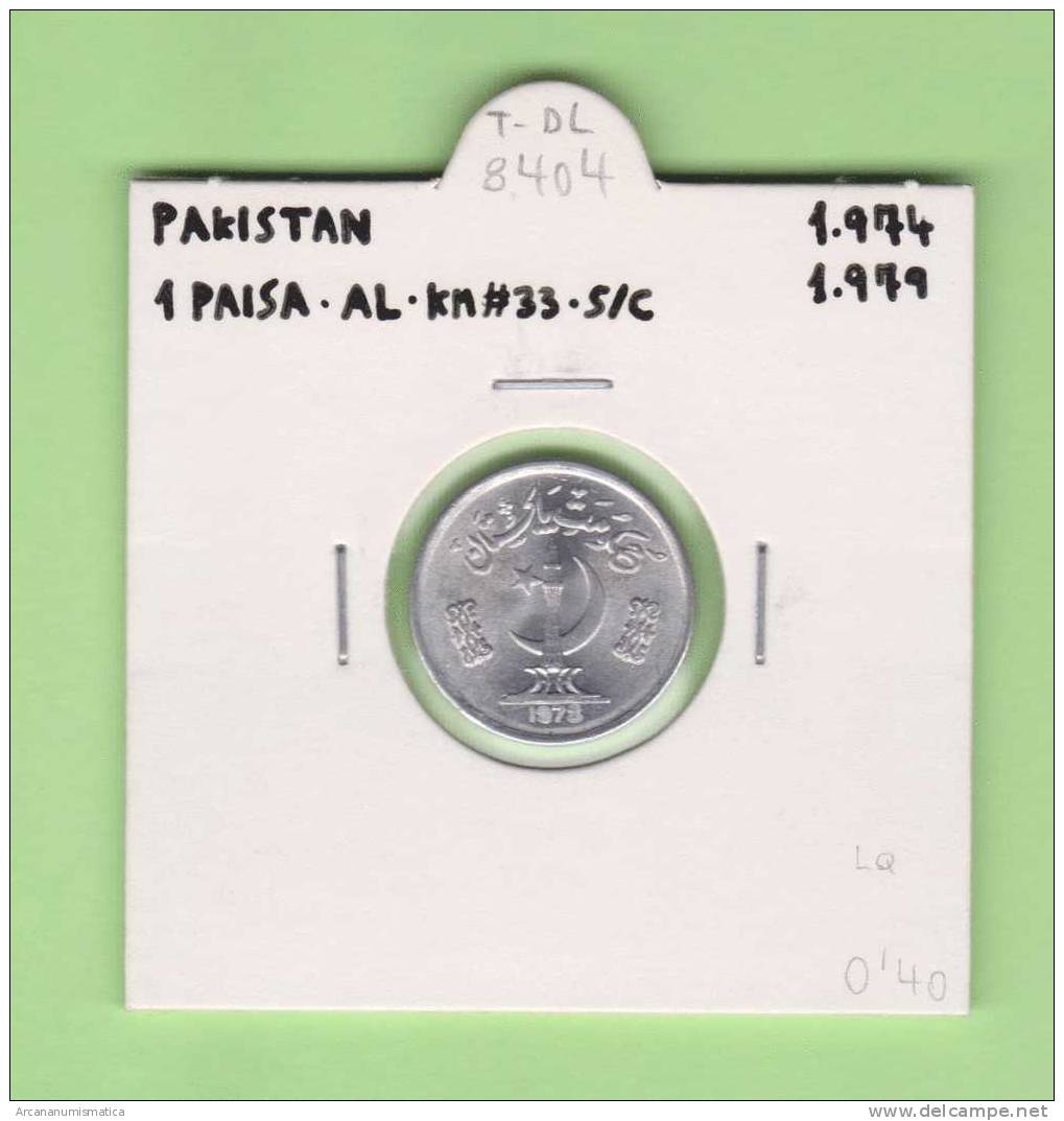 PAKISTAN  1  PAISA  1.974-1.979  AL   KM#33   SC/UNC      DL-8404 - Pakistan