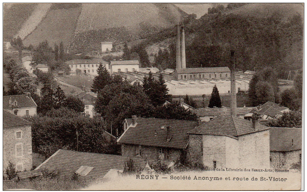 Regny - Société Anonyme Et Route De St-Victor - Autres & Non Classés