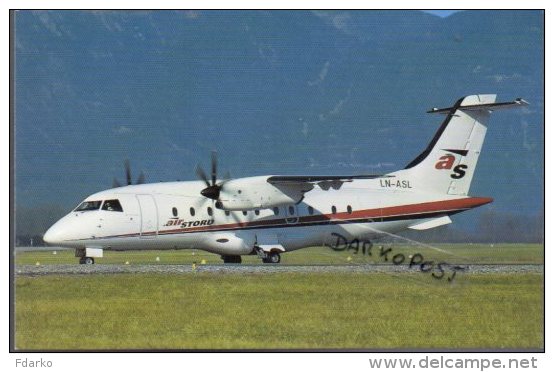 Dornier 328-110  AS AIR STORD LN-ASL Macody Lund Airlines Aircraft Aviation Aiplane - 1946-....: Moderne