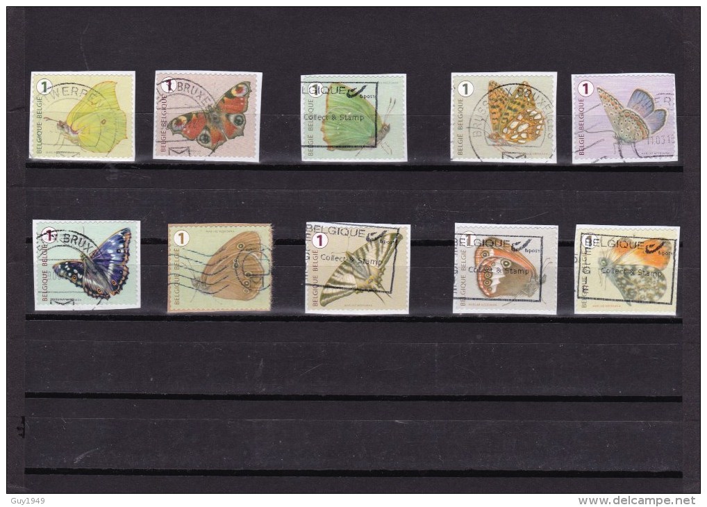 ROLZEGELS VLINDERS    TIMBRES DE ROULEAU PAPILLONS 2014 - Oblitérés