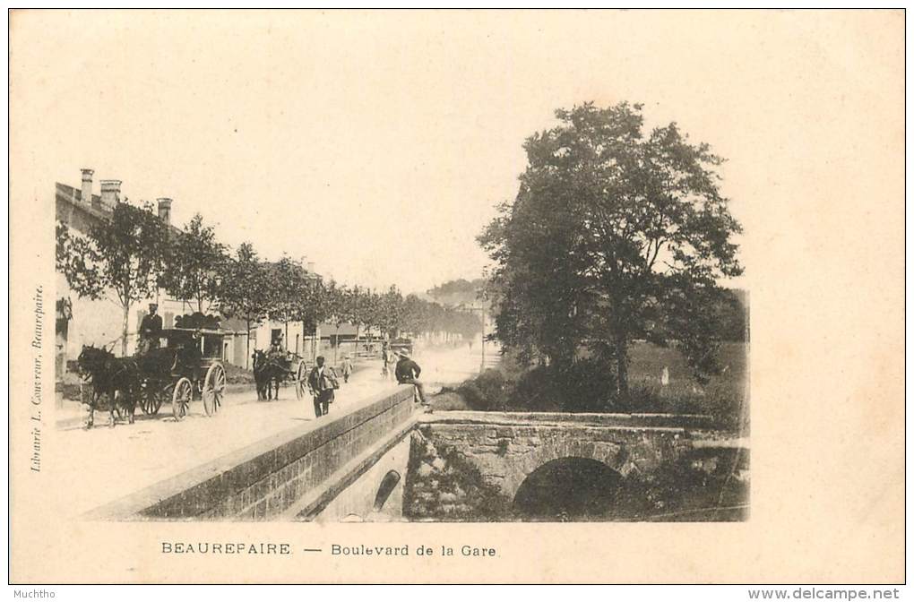 Dep - 38 - BEAUREPAIRE Boulevard De La Gare - Beaurepaire