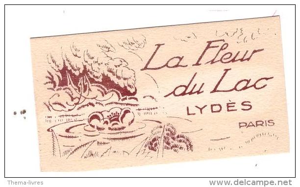 Carte Parfumée Lydès (offert Parfumerie Durand à Agen) (PPP1008) - Vintage (until 1960)