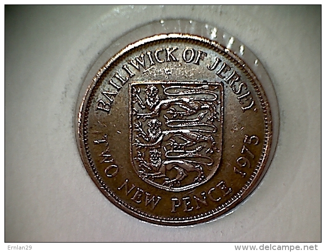 Jersey 2 New Pence 1975 - Jersey