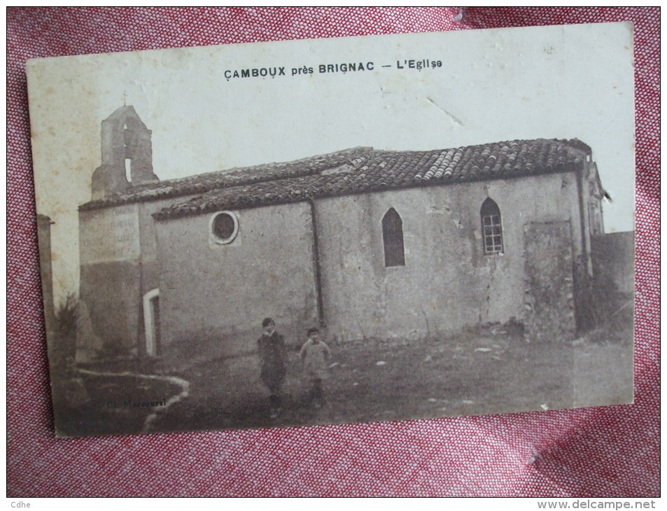 CHIN0615- 34 -  CAMBOUX PRES BRIGNAC  -  L'EGLISE - Other & Unclassified