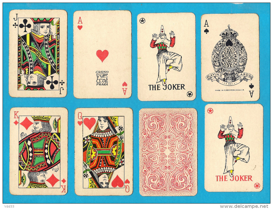 Ancien Jeu De 54 Cartes : CASINO TCHEKOSLOVAQUIE - Cartes à Jouer Classiques