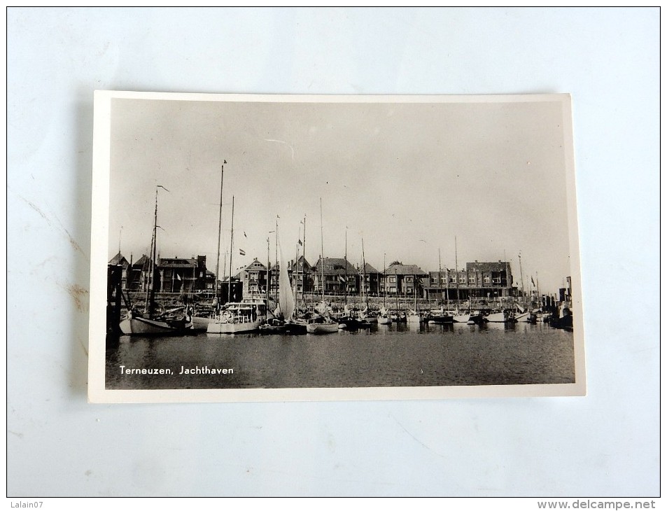 Carte Postale Ancienne : TERNEUZEN, Jachthaven - Terneuzen