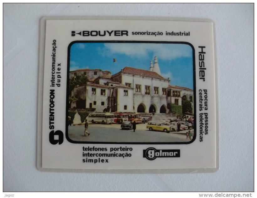 Saget Palácio Nacional De Sintra Portugal Portuguese Plastic Pocket Calendar 1987 - Formato Piccolo : 1981-90