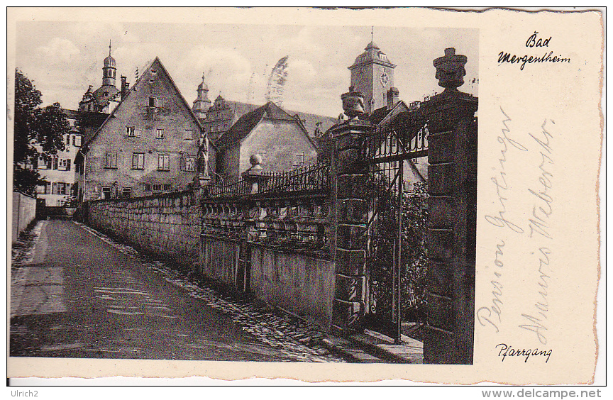 AK Bad Mergentheim - Pfarrgang - 1934 (15485) - Bad Mergentheim