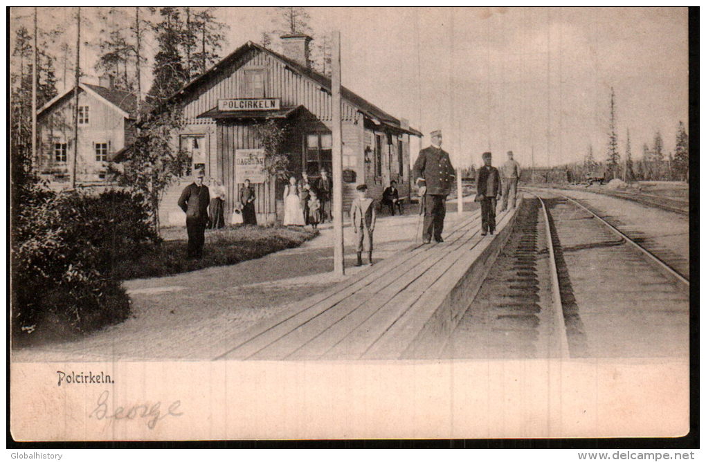 DB4404 -SWEDEN - POLCIRKELN - RAILWAYSTATION - Schweden