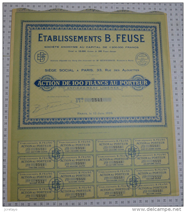 Ets Feuse - Industrie