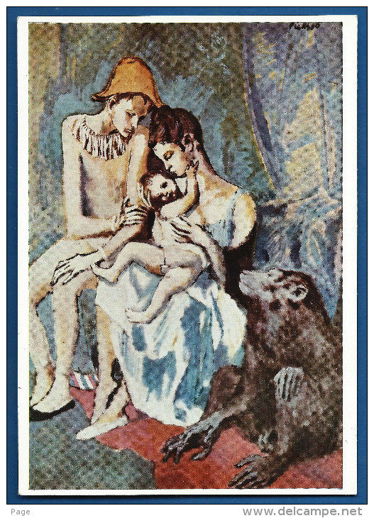 Pablo Picasso,Artistenfamilie,Kunst,Malerei,Göteborg Museum,Zirkus,Buch-Kunstverlag Ettal,Nr.7622, - Picasso