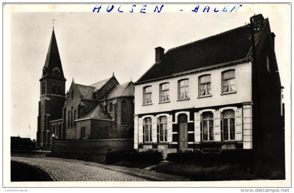 4 CP Balen Baelen -Wezel Kerk         Balen Baelen Nethe       Balen Baelen Hulse Pastorij &amp;Kerk - Balen