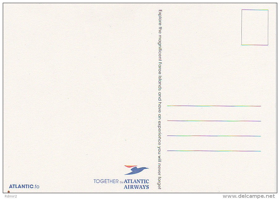 ATLANTIC AIRWAYS Advertising: "Generaions Together... Faroe Islands" (2 Postcards) - Otros & Sin Clasificación