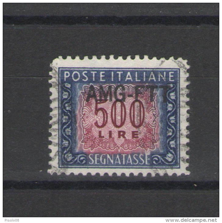 TRIESTE A 1949-50 SEGNATASSE 500 LIRE USATO - Taxe