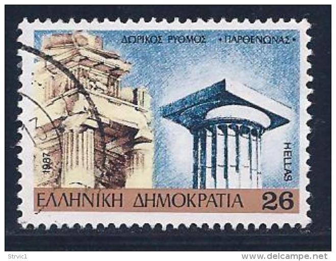 Greece, Scott # 1600 Used Architecture, 1987 - Used Stamps