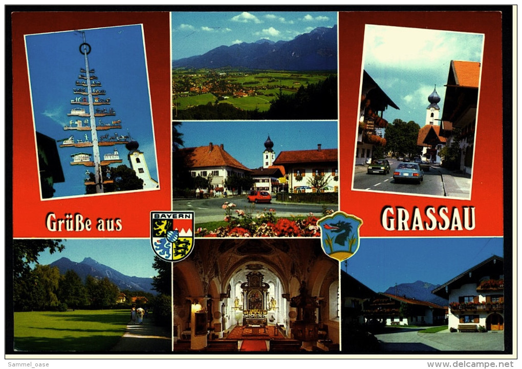 Grassau Im Chimgau  -  Mehrbild-Ansichtskarte  Ca. 1998   (4528) - Chiemgauer Alpen