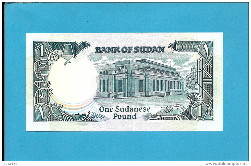 SUDAN - 1  SUDANESE POUND - 1987 - P 39 - UNC. - 2 Scans - Soudan
