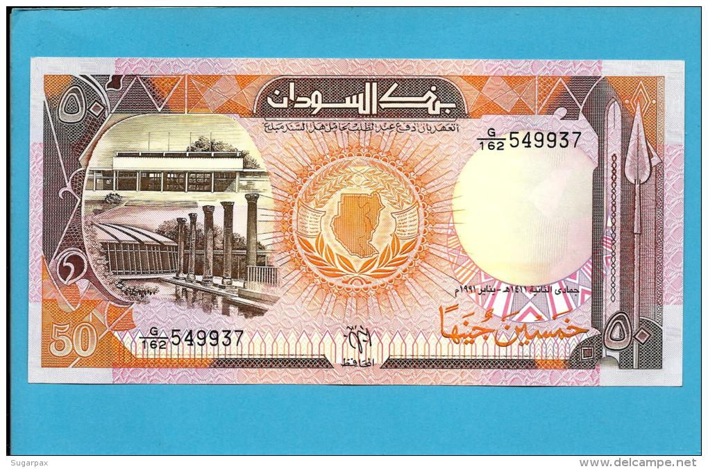 SUDAN - 50  SUDANESE POUNDS - 1991 - P 48 - UNC. - 2 Scans - Sudan