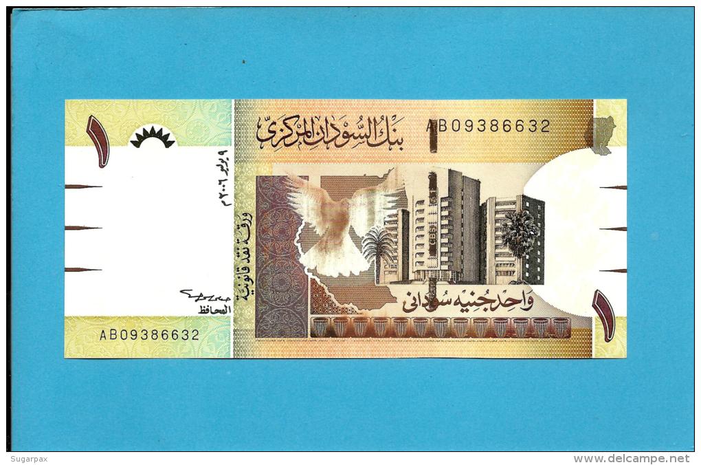 SUDAN - 1  SUDANESE POUND - 2006 - P 64 - UNC. - 2 Scans - Soedan