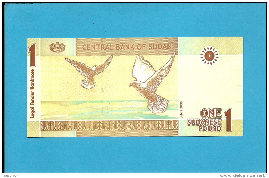 SUDAN - 1  SUDANESE POUND - 2006 - P 64 - UNC. - 2 Scans - Soedan