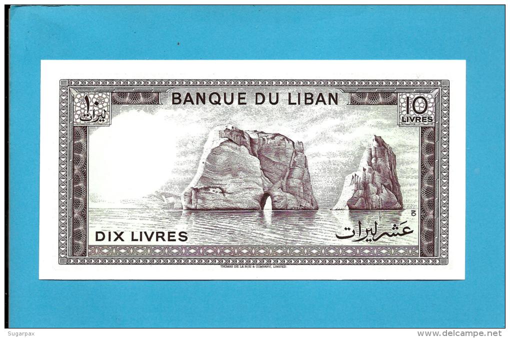 LEBANON - 10 LIVRES - 1986 - P 63.f - UNC. - 2 Scans - Libanon