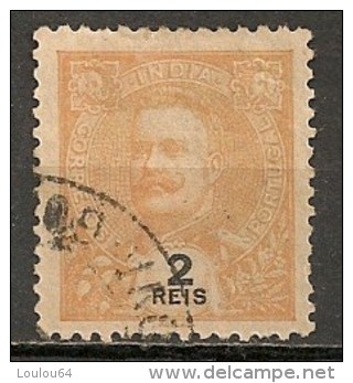 Timbres - Portugal - Inde Portugaise - 1903-1911 - 2 Reis - - Inde Portugaise