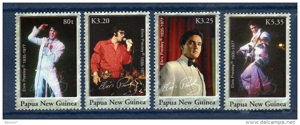 PAPOUASIE Papua New Guinea 2006 Elvis Presley Yv 1113/16 Mi 1208/11 MNH ** - Elvis Presley