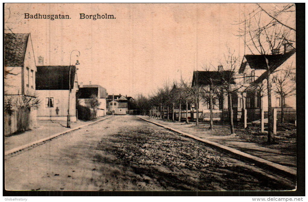 DB4382 - BORGHOLM - BADHUSGATAN - STREET SCENE - Schweden