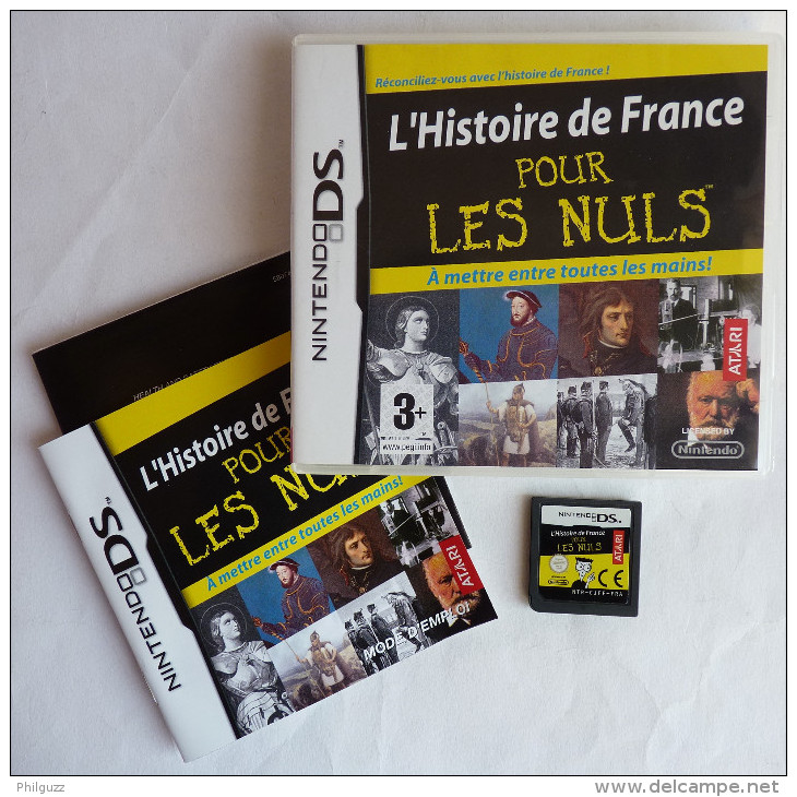 JEU NINTENDO DS - L'HISTOIRE DE FRANCE POUR LES NULS - Nintendo DS